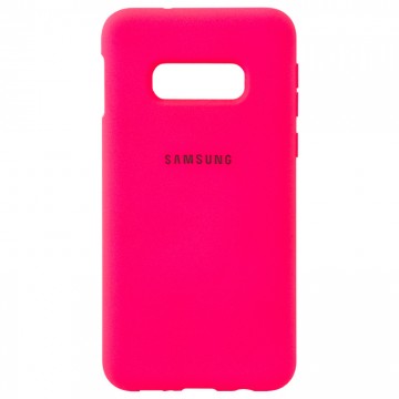 Чехол Silicone Case Full Samsung S10E G970 малиновый в Одессе