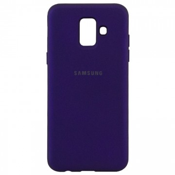 Чехол Silicone Case Full Samsung A6 2018 A600 фиолетовый в Одессе