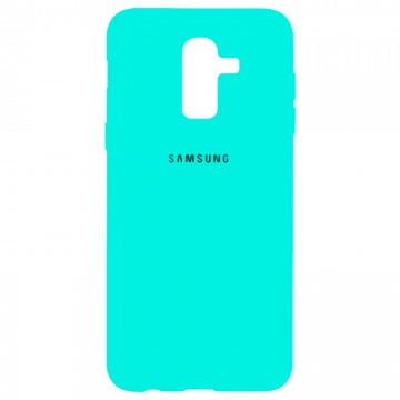 Чехол Silicone Case Full Samsung J8 2018 J810 бирюзовый в Одессе