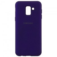 Чехол Silicone Case Full Samsung J6 2018 J600 фиолетовый