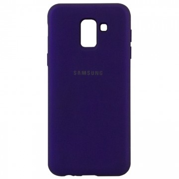 Чехол Silicone Case Full Samsung J6 2018 J600 фиолетовый в Одессе