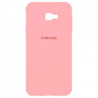 Чехол Silicone Case Full Samsung J4 Plus 2018 J415 розовый