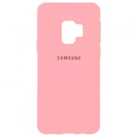 Чехол Silicone Case Full Samsung S9 G960 розовый