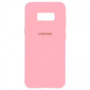 Чехол Silicone Case Full Samsung S8 G950 розовый в Одессе