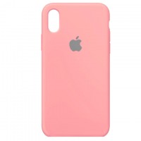 Чехол Silicone Case Full iPhone XS Max розовый