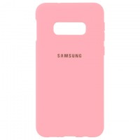 Чехол Silicone Case Full Samsung S10E G970 розовый