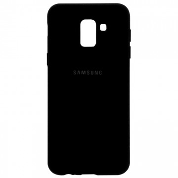 Чехол Silicone Case Full Samsung J6 2018 J600 черный в Одессе