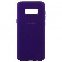 Чехол Silicone Case Full Samsung S8 G950 фиолетовый