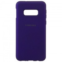 Чехол Silicone Case Full Samsung S10E G970 фиолетовый