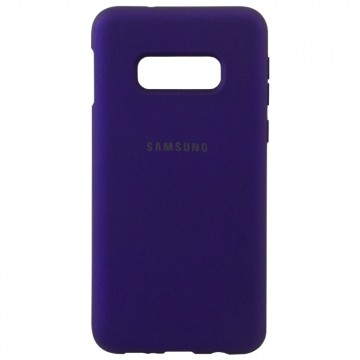 Чехол Silicone Case Full Samsung S10E G970 фиолетовый в Одессе