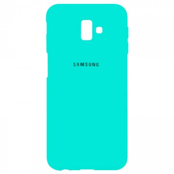 Чехол Silicone Case Full Samsung J6 Plus 2018 J610 бирюзовый в Одессе