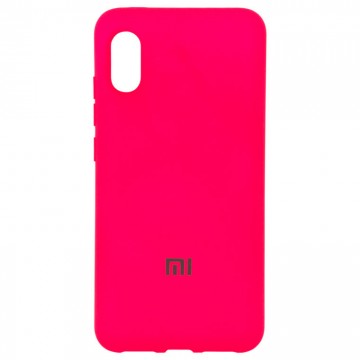 Чехол Silicone Case Full Xiaomi Mi 8 Pro малиновый в Одессе