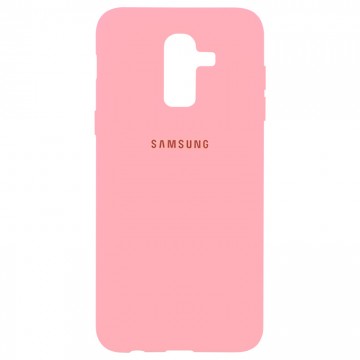 Чехол Silicone Case Full Samsung J8 2018 J810 розовый в Одессе