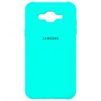 Чехол Silicone Case Full Samsung J5 2015 J500 бирюзовый