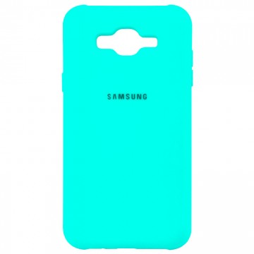 Чехол Silicone Case Full Samsung J5 2015 J500 бирюзовый в Одессе