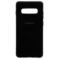 Чехол Silicone Case Full Samsung S10 G973 черный