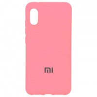 Чехол Silicone Case Full Xiaomi Mi 8 Pro розовый