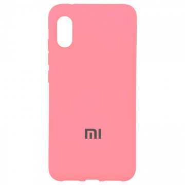 Чехол Silicone Case Full Xiaomi Mi 8 Pro розовый в Одессе