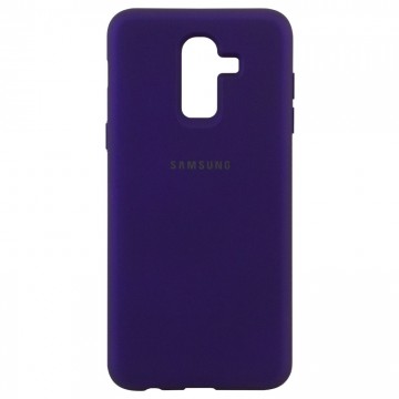 Чехол Silicone Case Full Samsung J8 2018 J810 фиолетовый в Одессе