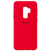 Чехол Silicone Case Full Samsung S9 Plus G965 красный