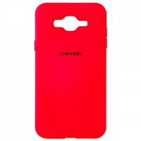 Чехол Silicone Case Full Samsung J2 Prime G532, G530 красный