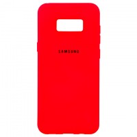 Чехол Silicone Case Full Samsung S8 G950 красный