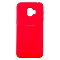 Чехол Silicone Case Full Samsung J2 2018 J250, J2 Pro 2018 красный