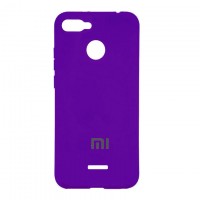 Чехол Silicone Case Full Xiaomi Redmi 6 фиолетовый