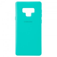 Чехол Silicone Case Full Samsung Note 9 N960 бирюзовый