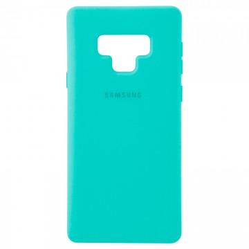 Чехол Silicone Case Full Samsung Note 9 N960 бирюзовый в Одессе