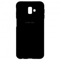 Чехол Silicone Case Full Samsung J6 Plus 2018 J610 черный