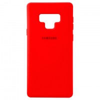 Чехол Silicone Case Full Samsung Note 9 N960 красный