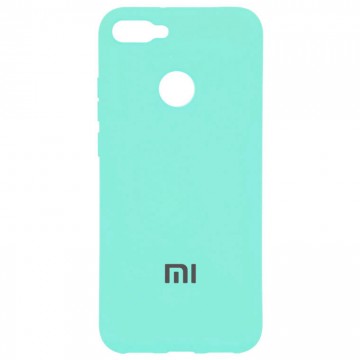 Чехол Silicone Case Full Xiaomi Mi 8 Lite бирюзовый в Одессе