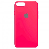 Чехол Silicone Case Full iPhone 7 Plus, 8 Plus малиновый