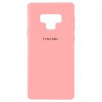 Чехол Silicone Case Full Samsung Note 9 N960 розовый