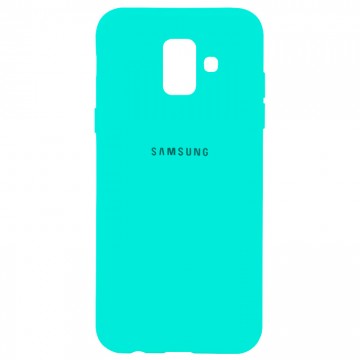 Чехол Silicone Case Full Samsung A6 2018 A600 бирюзовый в Одессе