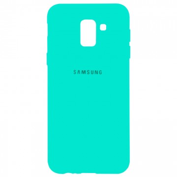 Чехол Silicone Case Full Samsung J6 2018 J600 бирюзовый в Одессе