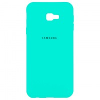 Чехол Silicone Case Full Samsung J4 Plus 2018 J415 бирюзовый