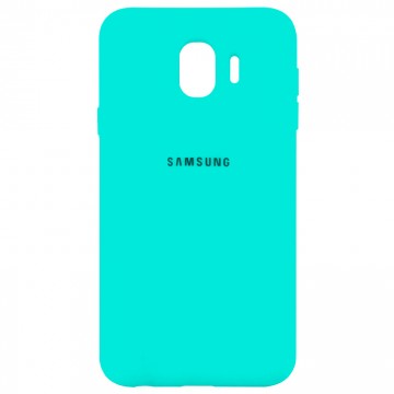 Чехол Silicone Case Full Samsung J4 2018 J400 бирюзовый в Одессе