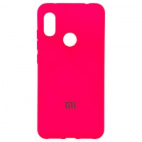 Чехол Silicone Case Full Xiaomi Redmi 6 Pro, Mi A2 Lite малиновый