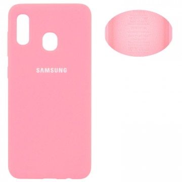 Чехол Silicone Cover Full Samsung A20 2019 A205, A30 2019 A305 розовый в Одессе