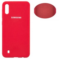 Чехол Silicone Cover Full Samsung A10 2019 A105 красный