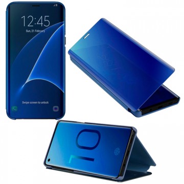 Чехол-книжка CLEAR VIEW Samsung J4 2018 J400 синий в Одессе