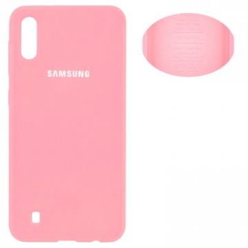 Чехол Silicone Cover Full Samsung A10 2019 A105 розовый в Одессе