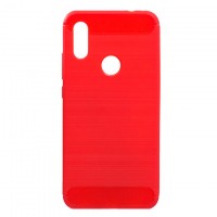 Чехол силиконовый Polished Carbon Xiaomi Redmi 7 красный