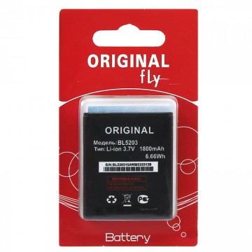 Аккумулятор Fly BL5203 1800 mAh IQ442 AAA класс блистер в Одессе