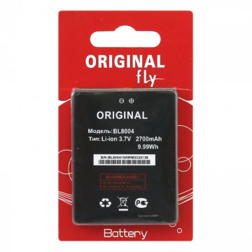 Аккумулятор Fly BL8004 2700 mAh IQ4503 Quad AAA класс блистер в Одессе