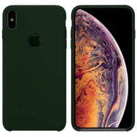 Чехол Silicone Case Original iPhone XR №49 (Dark green) (N56)