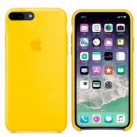 Чехол Silicone Case Original iPhone 7 Plus, 8 Plus № 4 (Yellow) (N04)