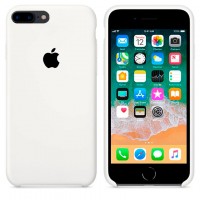 Чехол Silicone Case Original iPhone 7 Plus, 8 Plus № 9 (White) (N09)